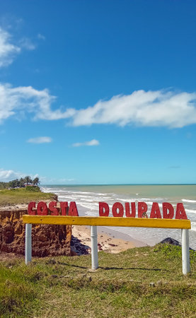 Gold Coast. beach in the south of the state of Bahia, Brazil.の写真素材