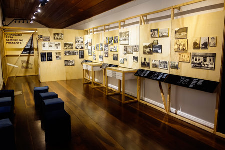 Blumenau, SC, Brazil - 01.20.2024: Hering museum, Brazilian clothing producer and brandのeditorial素材