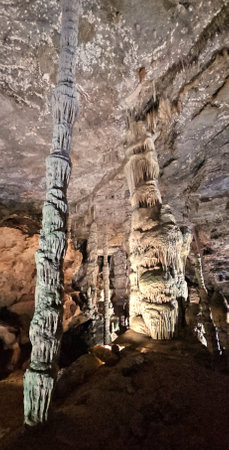 grotto and rock formations of Gruta Rei do Mato, in Sete Lagoas, MG, Brazil