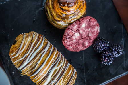 Food Photography for breackfast, luch and dinner. Photo is selective focus with shallow depth of...
