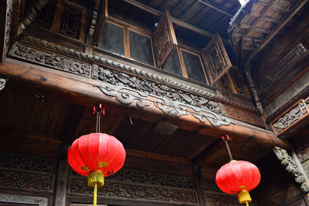 Attic of ancient houseのeditorial素材