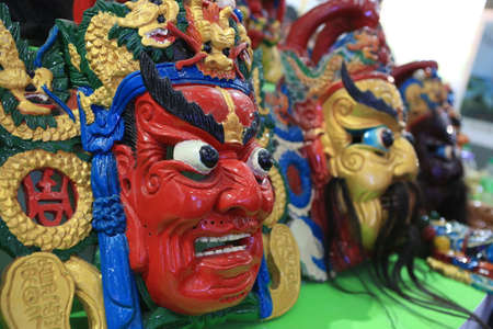 Nuo masksの写真素材