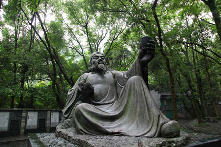 sculpture of Li Bai のeditorial素材