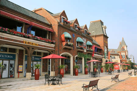 Town sceneryのeditorial素材