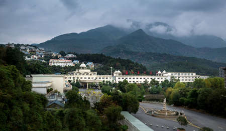 Lushan longwan hot springのeditorial素材