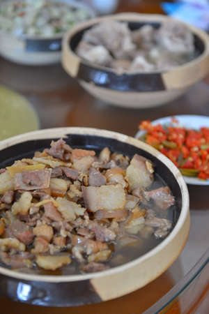Cooked meatsの写真素材