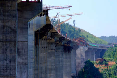 Bridge under construction