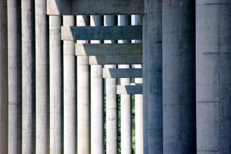 Closeup of pillarsの写真素材