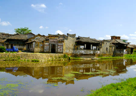 village by the riverのeditorial素材