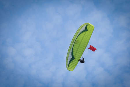 Paraglidingのeditorial素材