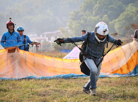 paraglidingのeditorial素材