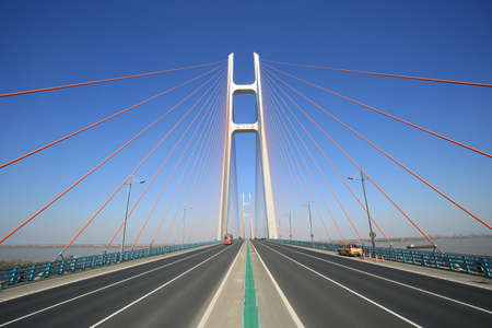 Yangtze River Bridgeのeditorial素材