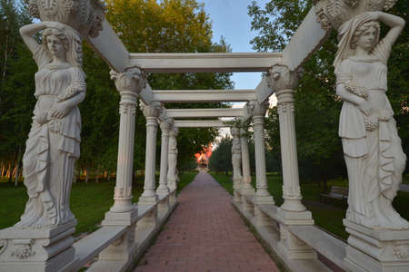 China-Russia Nationalities Folk Customs Parkのeditorial素材