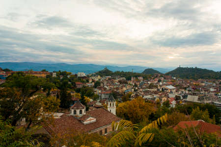 Panoramic view of the city.の写真素材