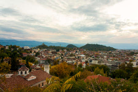 Panoramic view of the cityの写真素材