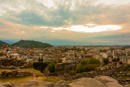 Panoramic view of the cityの写真素材