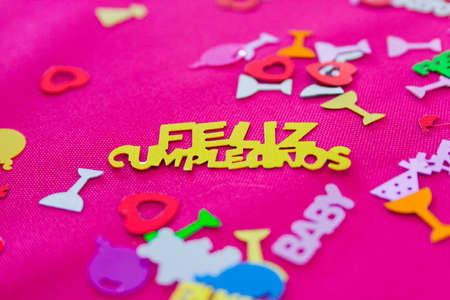 Some decoration in a table for a pattyの写真素材