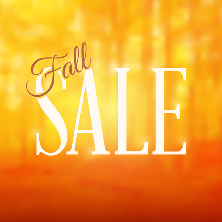 Vector of Square shaped fall sale sign - ID:43642061 - Royalty Free