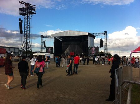 The beggining of a concertの素材