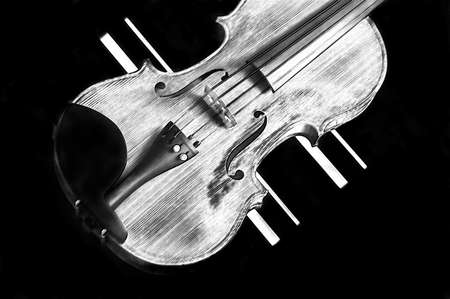 Abstract-violinの写真素材