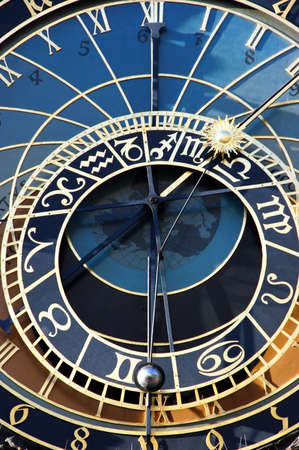 astronomical clockの写真素材