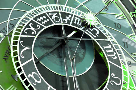 old Prague astronomical clock,Czech Republic