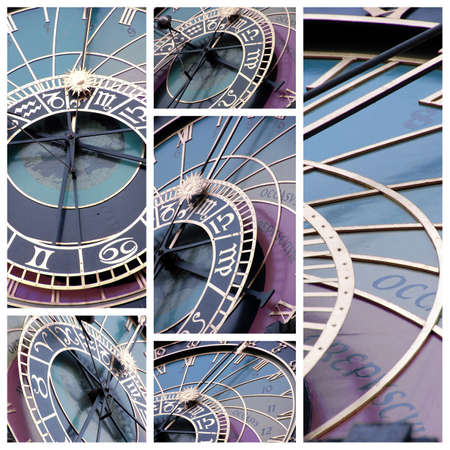 old Prague astronomical clock,Czech Republic