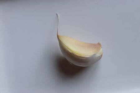 Photography of isolated garlic clove for food illustationの写真素材
