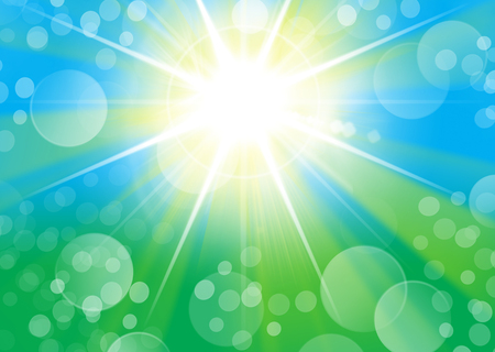 Portrait background with starburst light and bokehの写真素材