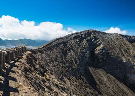 Batok trekking route from Bromo mountainの写真素材