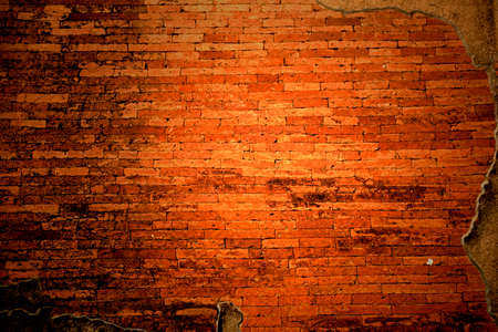 Old grunge brick wallの写真素材