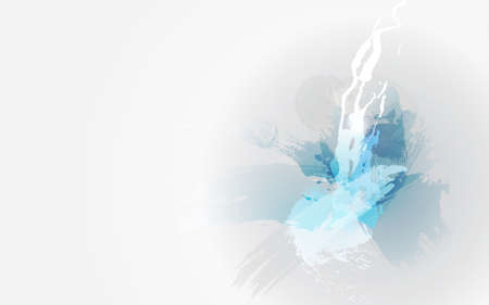 Soft blue watercolor background, vector illustrationのイラスト素材