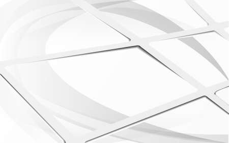 Abstract of white &amp; grey shade with circle design, vector illustrationのイラスト素材