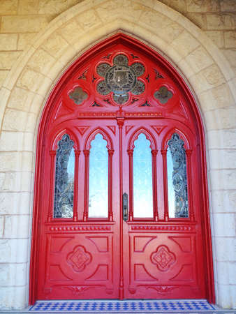 Red Door at St. Edwards University の素材