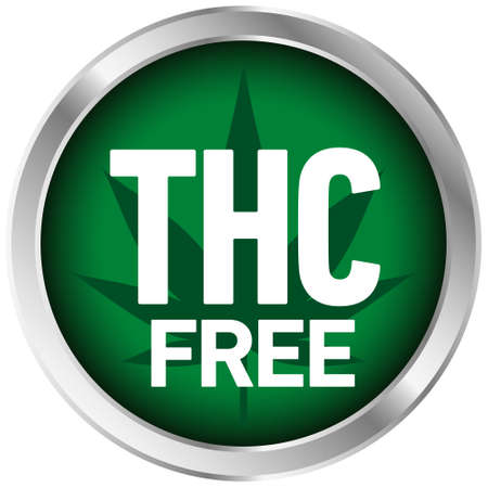 THC free icon on white background -  vectorのイラスト素材