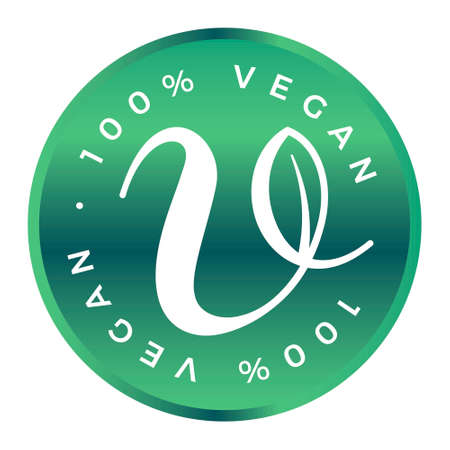 100% bio product iconのイラスト素材