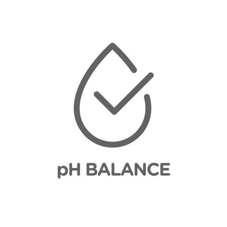 pH neutral balance vector icon, badge seal, logoのイラスト素材