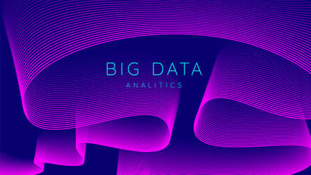 Technology concept background banner, big data analytics, blockchain technology, deep learning, artificial intelligenceのイラスト素材