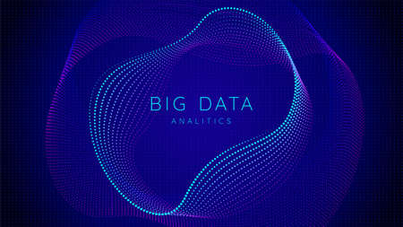 Technology concept background banner, big data analytics, blockchain technology, deep learning, artificial intelligenceのイラスト素材