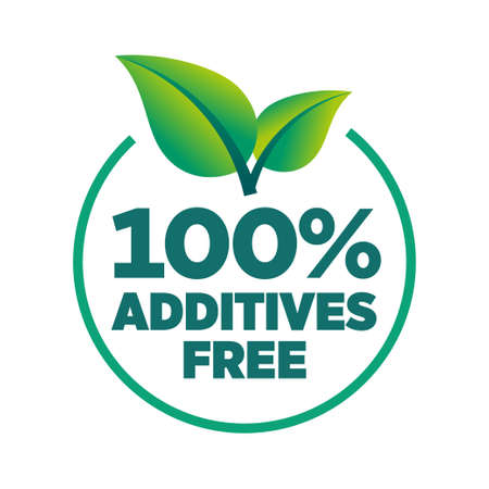 Additive free certified vector icon badge stampのイラスト素材