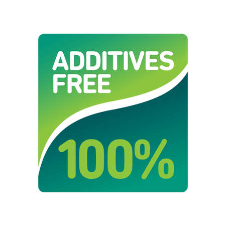 Additive free certified vector icon badge stampのイラスト素材