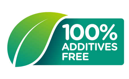 Additive free certified vector icon badge stampのイラスト素材