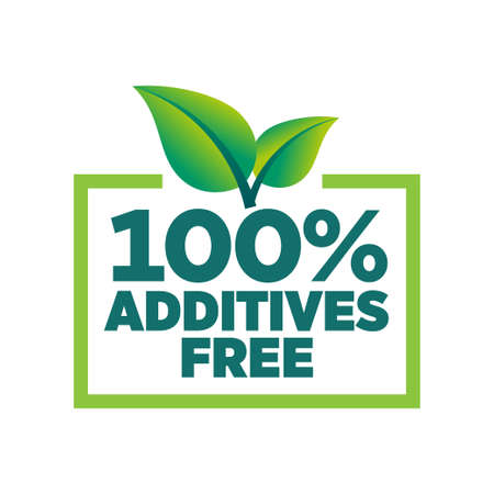 Additive free certified vector icon badge stampのイラスト素材
