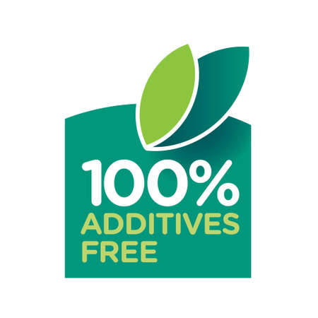 Additive free certified vector icon badge stampのイラスト素材