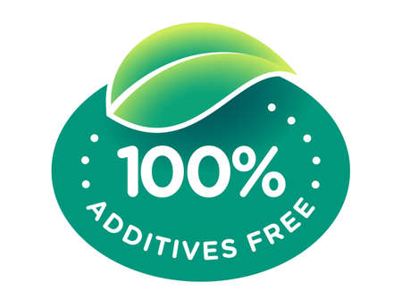 Additive free certified vector icon badge stampのイラスト素材