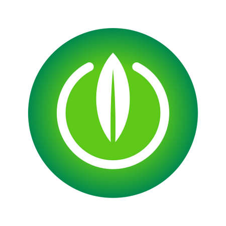 Green, Clean, Renewable Energy Vector Icon