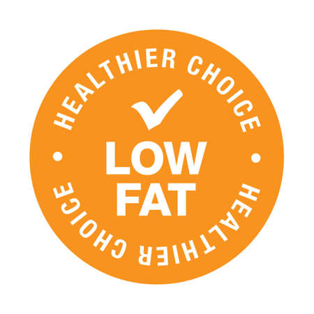 Trans fat free vector icon badge logo designのイラスト素材