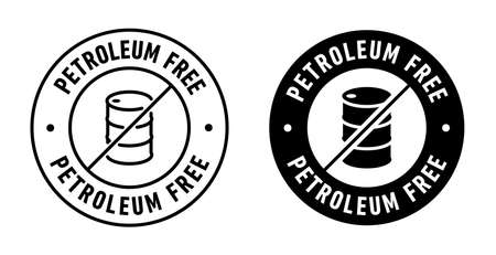 Petroleum free vector badge iconのイラスト素材