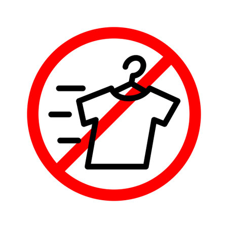 Fast fashion vector sign illustration conceptのイラスト素材
