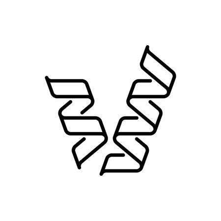 Vegan protein food product icon logo badge symbol. Muscle gain diet plan for fitness vector.のイラスト素材